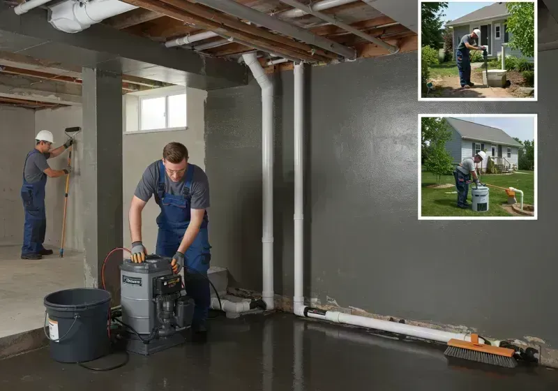 Basement Waterproofing and Flood Prevention process in Midway, LA